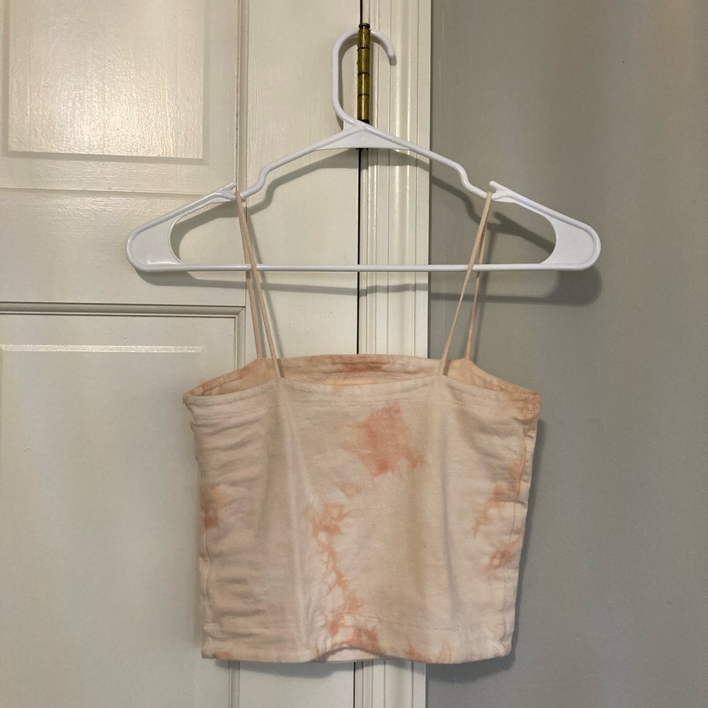 American Eagle Outfitters Peach Tie-Dye Camisole - Picture 2 of 3